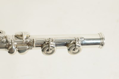 Lot 648 - AN EARLY SOLID SILVER FLUTE BY LOUIS LOT OF PARIS NO. 936