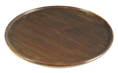 Lot 919 - A GEORGE III MAHOGANY TRAY