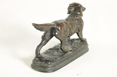 Lot 593 - ALFRED DUBUCAND (1828-1894) A 19TH CENTURY FRENCH ANIMALIER BRONZE SCULPTURE