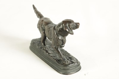 Lot 593 - ALFRED DUBUCAND (1828-1894) A 19TH CENTURY FRENCH ANIMALIER BRONZE SCULPTURE