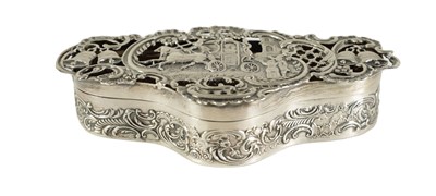 Lot 263 - AN EDWARD VII SILVER POTPOURRI BOX