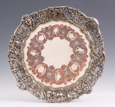 Lot 289 - AN IMPRESSIVE 19TH CENTURY SILVER PLATED LARGE...