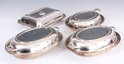Lot 290 - A PAIR OF EARLY 20TH CENTURY TWO HANDLED OVAL...