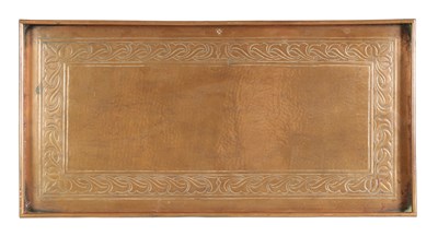 Lot 566 - AN ARTS AND CRAFTS KESWICK SCHOOL COPPER TRAY