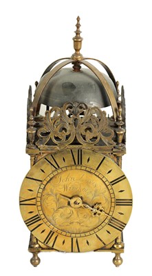 Lot 845 - JOHN DAVIS, WINDSOR. AN EARLY 18TH CENTURY LANTERN CLOCK