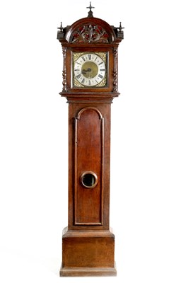 Lot 957 - CHETHAM, MIDDELTON. AN EARLY 18TH CENTURY OAK 30-HOUR  LONGCASE CLOCK