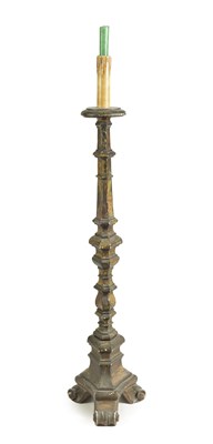 Lot 1022 - A 17TH CENTURY STYLE GILT-WOOD TORCHERE