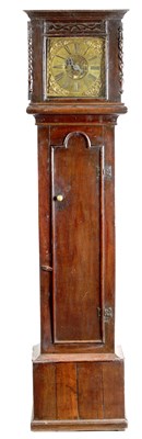 Lot 788 - A LATE 17TH CENTURY OAK 30-HOUR LONGCASE CLOCK