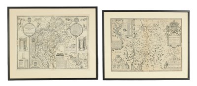 Lot 782 - TWO JOHN SPEED MAPS OF THE COUNTY OF CUMBERLAND AND WESTMORLAND