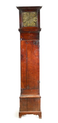 Lot 799 - JOHN SATTERTHWAITE, ST BEES. AN UNUSUAL EARLY 18TH CENTURY  OAK 30-HOUR LONGCASE CLOCK