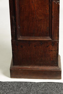 Lot 823 - JOHN OGDEN, DARLINGTON. A RARE LATE 17TH CENTURY OAK “COFFIN" CASE 30-HOUR PENNY MOON LONGCASE CLOCK