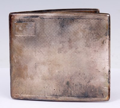Lot 307 - AN EARLY 20th CENTURY SILVER CIGARETTE CASE...