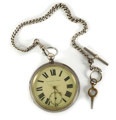 Lot 228 - A LATE VICTORIAN OVERSIZED SILVER  GENTLEMAN’S POCKET WATCH signed E Wise Manchester