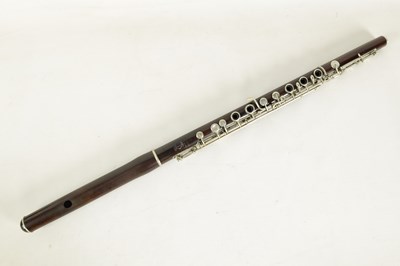 Lot 648 - A CONICAL WOOD FLUTE BY J.M. BURGER, STRASSBURG.