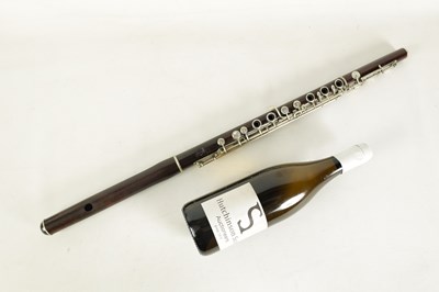 Lot 648 - A CONICAL WOOD FLUTE BY J.M. BURGER, STRASSBURG.