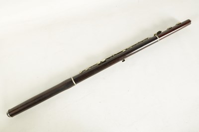 Lot 648 - A CONICAL WOOD FLUTE BY J.M. BURGER, STRASSBURG.