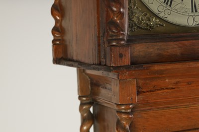 Lot 787 - WILLIAM ATKINSON, SHEFFIELD. AN UNUSUAL EARLY 18TH CENTURY EIGHT-DAY LONGCASE CLOCK