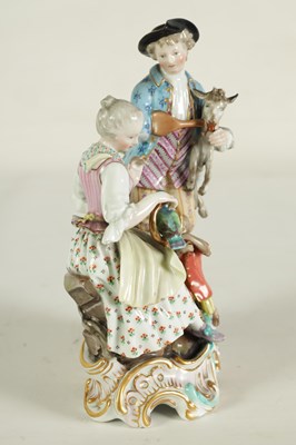 Lot 88 - A LATE 19TH CENTURY MEISSEN FIGURE GROUP