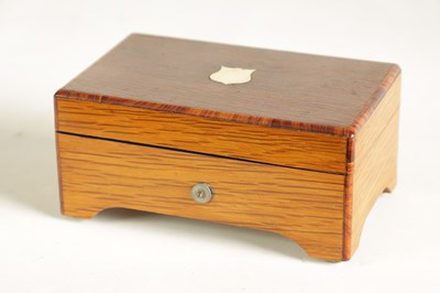 Lot 612 - A LATE 19TH-CENTURY SWISS MINIATURE MUSIC BOX