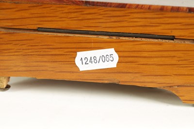 Lot 612 - A LATE 19TH-CENTURY SWISS MINIATURE MUSIC BOX