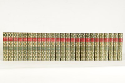 Lot 629 - SIR WALTER SCOTT A FINE SET OF TWENTY-FIVE VOLUMES OF THE WAVERLY NOVELS CENTENARY EDITION 1871