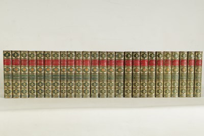 Lot 629 - SIR WALTER SCOTT A FINE SET OF TWENTY-FIVE VOLUMES OF THE WAVERLY NOVELS CENTENARY EDITION 1871