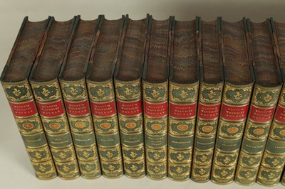 Lot 629 - SIR WALTER SCOTT A FINE SET OF TWENTY-FIVE VOLUMES OF THE WAVERLY NOVELS CENTENARY EDITION 1871