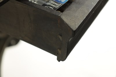 Lot 151 - AN EARLY 19TH CENTURY SRI LANKAN IVORY, SPECIMEN INLAID AND EBONY OCCASIONAL TABLE