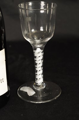 Lot 3 - AN 18TH CENTURY LARGE WINE GLASS