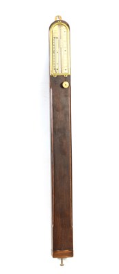 Lot 842 - BRADY & MARTIN LTD. NEWCASTLE ON TYNE A 19TH CENTURY ROSEWOOD STICK BAROMETER