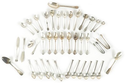 Lot 277 - A COLLECTION OF VARIOUS SILVER FLATWARE