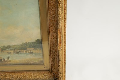 Lot 781 - ALFRED VICKERS SENIOR (1834-1919) A MID 19TH CENTURY RIVER LANDSCAPE