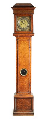 Lot 820 - A WILLIAM AND MARY AND LATER SEAWEED MARQUETRY EIGHT-DAY LONGCASE CLOCK