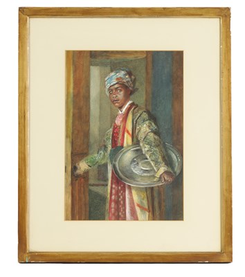 Lot 769 - AN EARLY 20TH CENTURY ENGLISH COLONIAL SCHOOL WATERCOLOUR