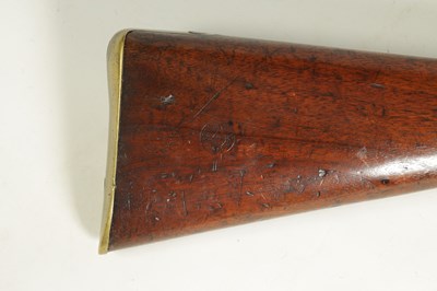 Lot 488 - A 19TH CENTURY BRITISH MILITARY PERCUSSION SERVICE CARBINE