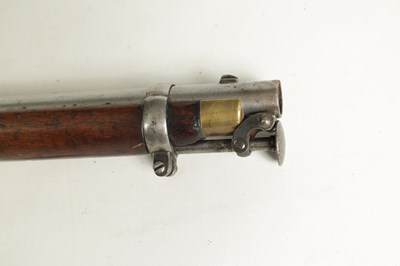 Lot 488 - A 19TH CENTURY BRITISH MILITARY PERCUSSION SERVICE CARBINE