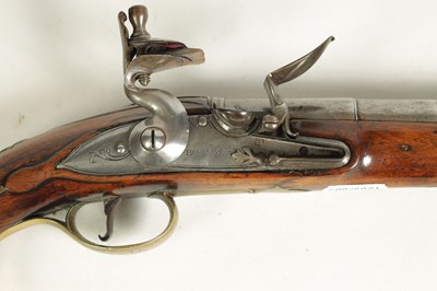 Lot 485 - A LATE 18TH CENTURY FLINTLOCK HOLSTER PISTOL BY BUCKMASTER, LONDON