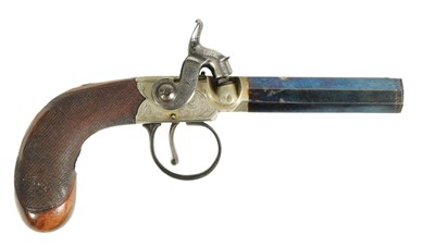 Lot 508 - AN EARLY 19TH CENTURY SIDELOCK PERCUSSION PISTOL