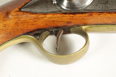 Lot 498 - A GEORGE III LIGHT DRAGOON FLINTLOCK PISTOL BY DURS EGG, LONDON