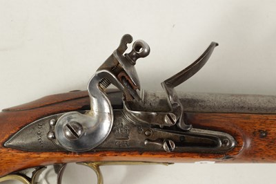 Lot 498 - A GEORGE III LIGHT DRAGOON FLINTLOCK PISTOL BY DURS EGG, LONDON