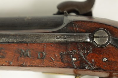 Lot 502 - AN 19TH CENTURY PERCUSSION COAST GUARDS PISTOL BY TOWER