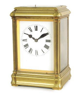 Lot 834 - L. LEROY, PARIS. A LATE 19TH CENTURY REPEATING QUARTER CHIMING CARRIAGE CLOCK