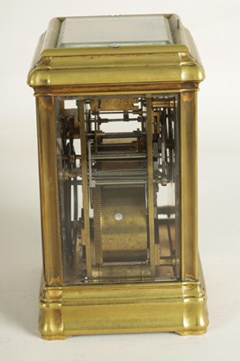 Lot 834 - L. LEROY, PARIS. A LATE 19TH CENTURY REPEATING QUARTER CHIMING CARRIAGE CLOCK