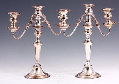 Lot 345 - A PAIR OF 19TH CENTURY SILVER PLATE ON COPPER...