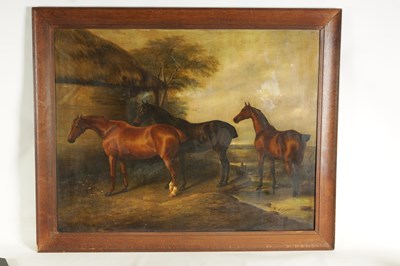 Lot 754 - JAMES CLARKE (1858-1943). A LATE 19TH CENTURY OIL ON CANVAS