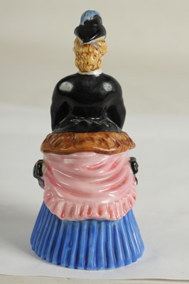 Lot 19 - A RARE ROYAL WORCESTER “ENGLISH LADY” CANDLE EXTINGUISHER