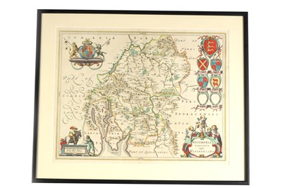 Lot 766 - JANSSONS - A COLOURED MAP OF THE COUNTY OF WETMORLAND