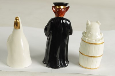 Lot 20 - A COLLECTION OF ROYAL WORCESTER CANDLE EXTINGUISHERS