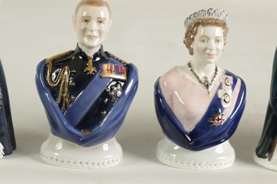 Lot 37 - A COLLECTION OF PORCELAIN FIGURAL CANDLE EXTINGUISHERS