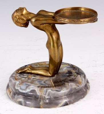 Lot 122 - Att. JOSEPH LORENZL AN ART DECO BRONZE...